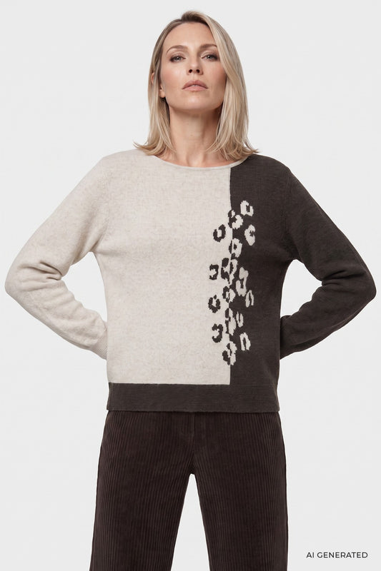 Olsen Panel Pullover