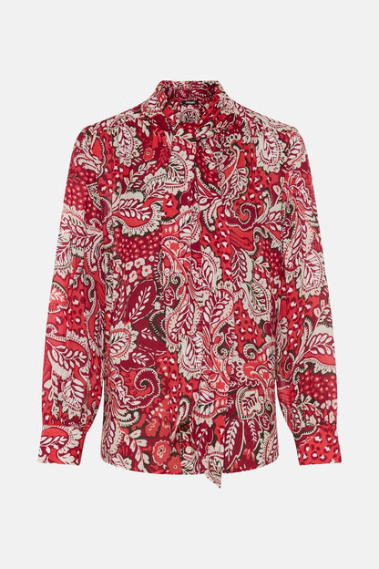 Olsen Floral Woven Blouse