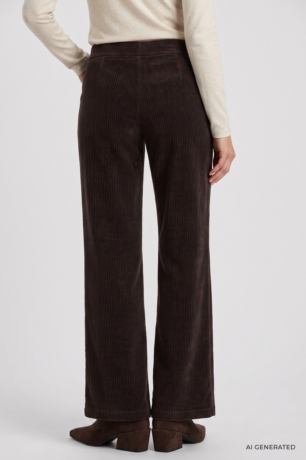 Olsen Casual Brown Trousers