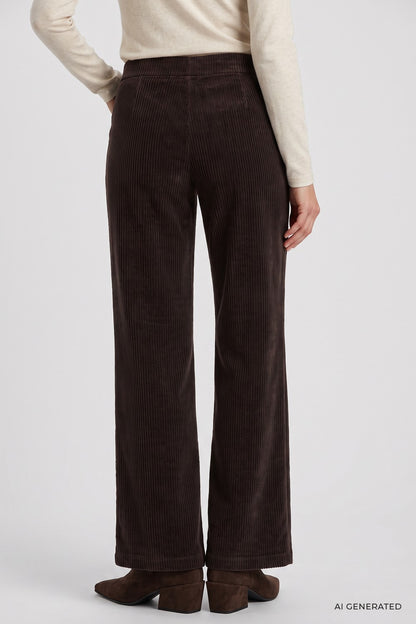 Olsen Casual Brown Trousers