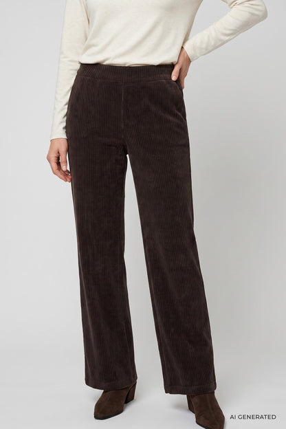 Olsen Casual Brown Trousers