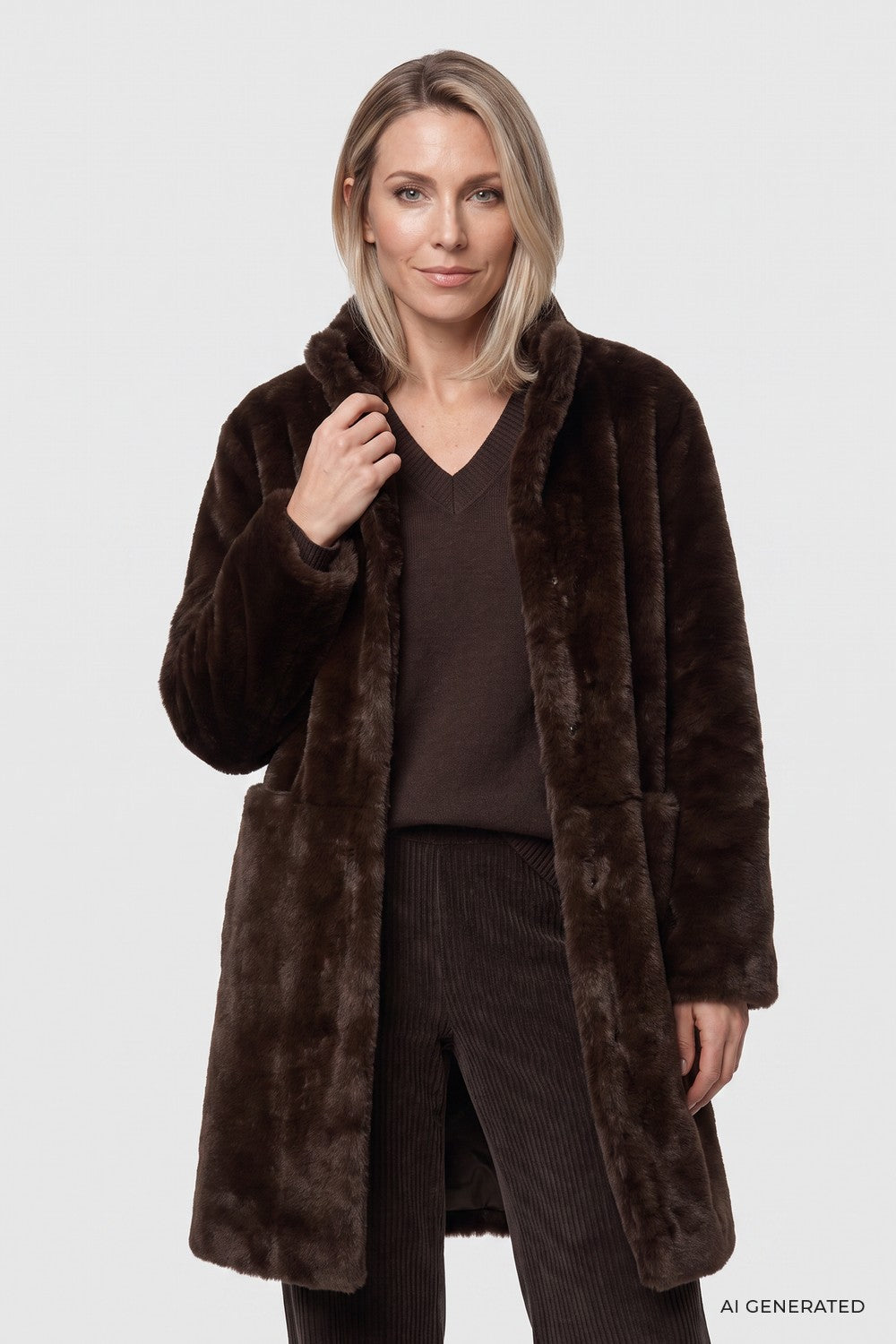 Olsen Faux Fur Coat