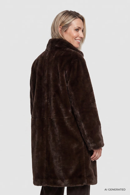 Olsen Faux Fur Coat