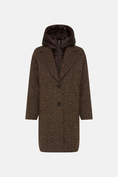 Olsen Brown Wool Blend Jacket