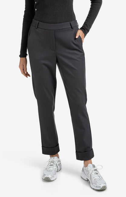 YAYA Oyster Black Trousers