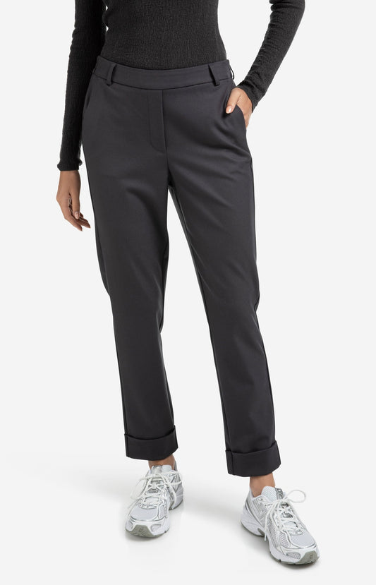 YAYA Oyster Black Trousers
