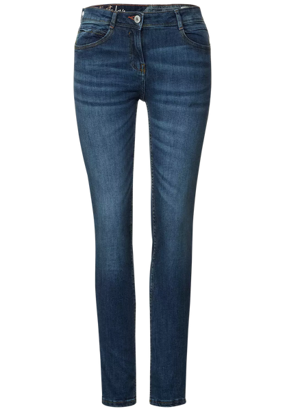 Cecil Mid Blue Slim Fit Jeans